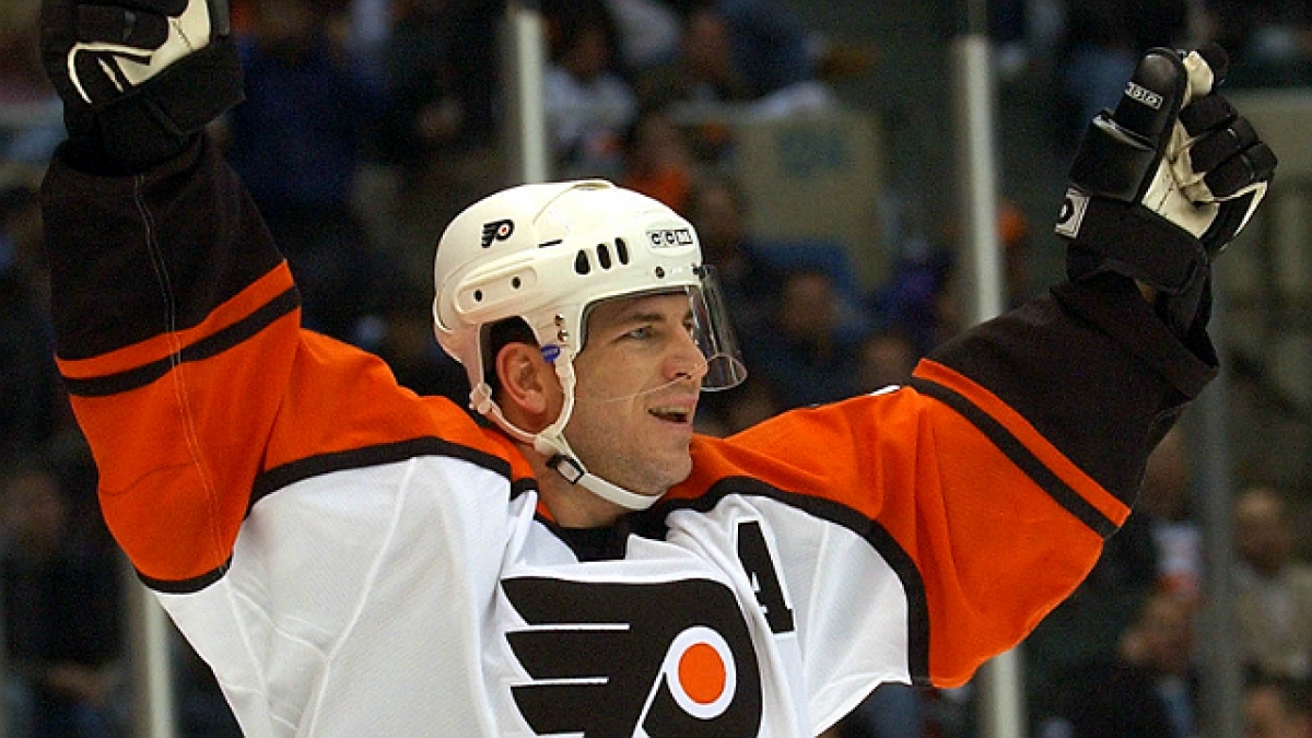 1991-92 Rick Tocchet Philadelphia Flyers Authentic Jersey