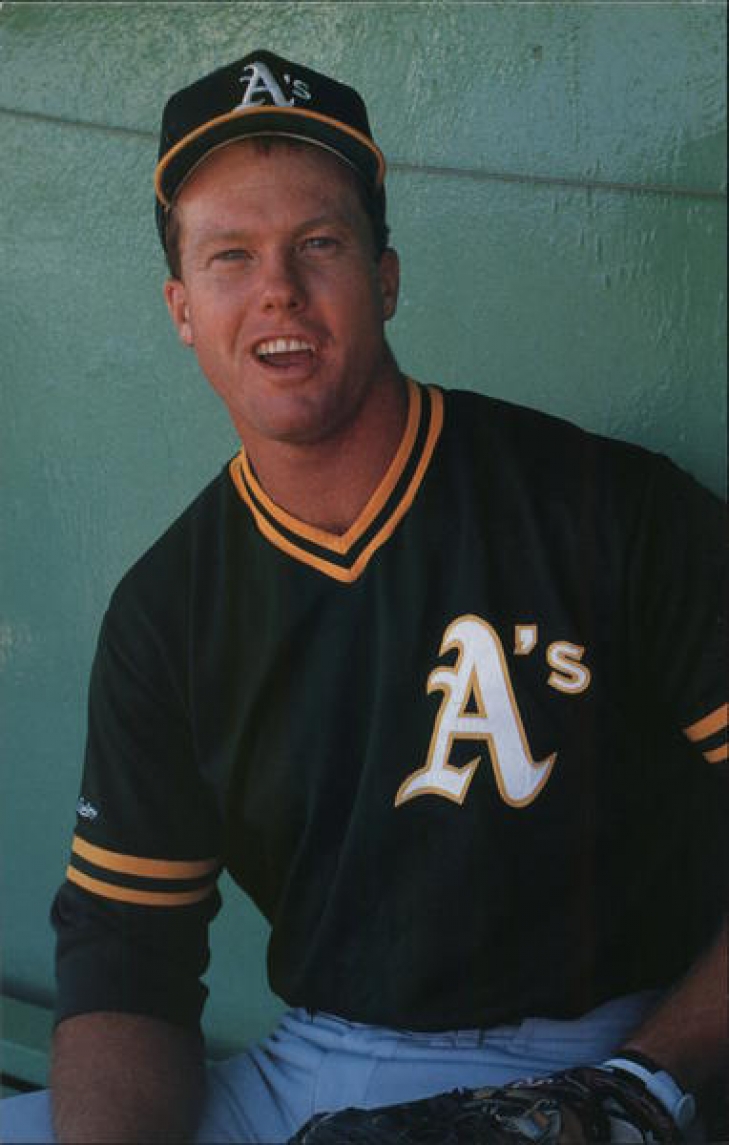 Lot Detail - 1986 Mark McGwire Rookie Debut Oakland Athletics Game