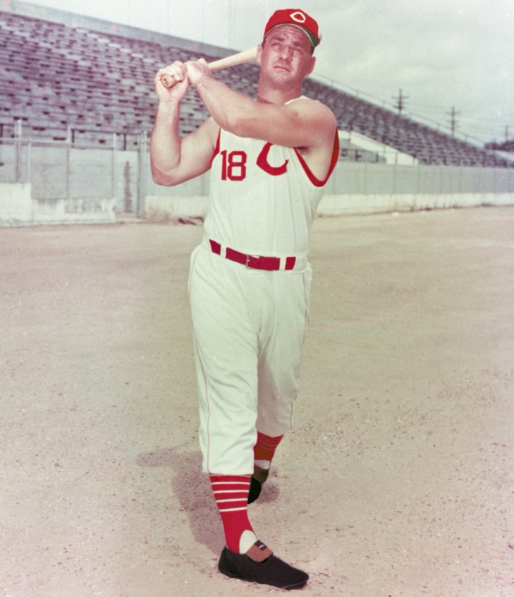 Cincinnati Reds - April 18, 1947: Big Klu Ted Kluszewski makes