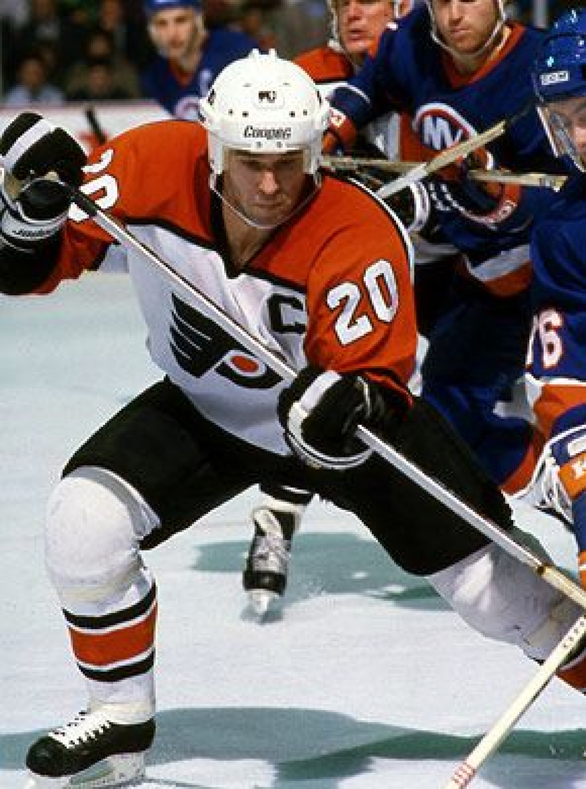 Vintage Philadelphia Flyers Dave Poulin Hockey Jersey Size 