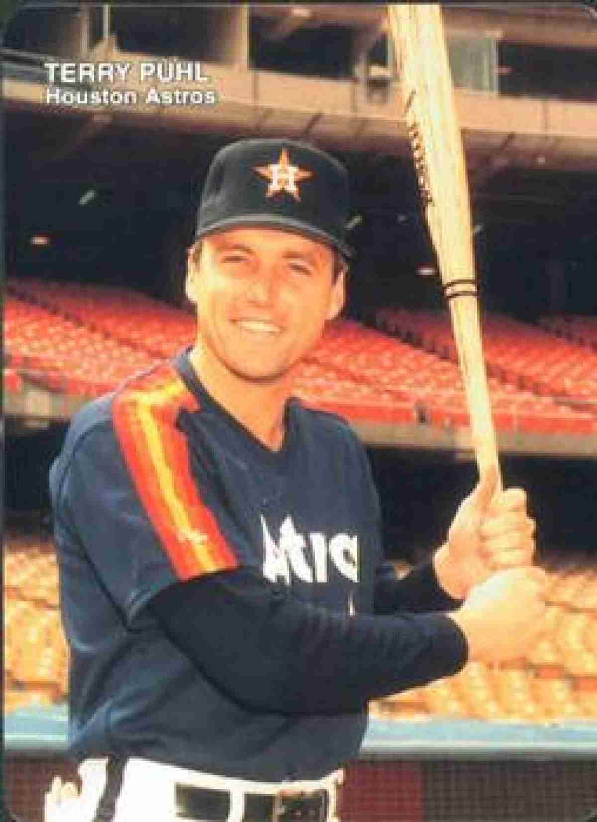 Terry Puhl - Astros #473 Score 1990 Baseball Trading Card