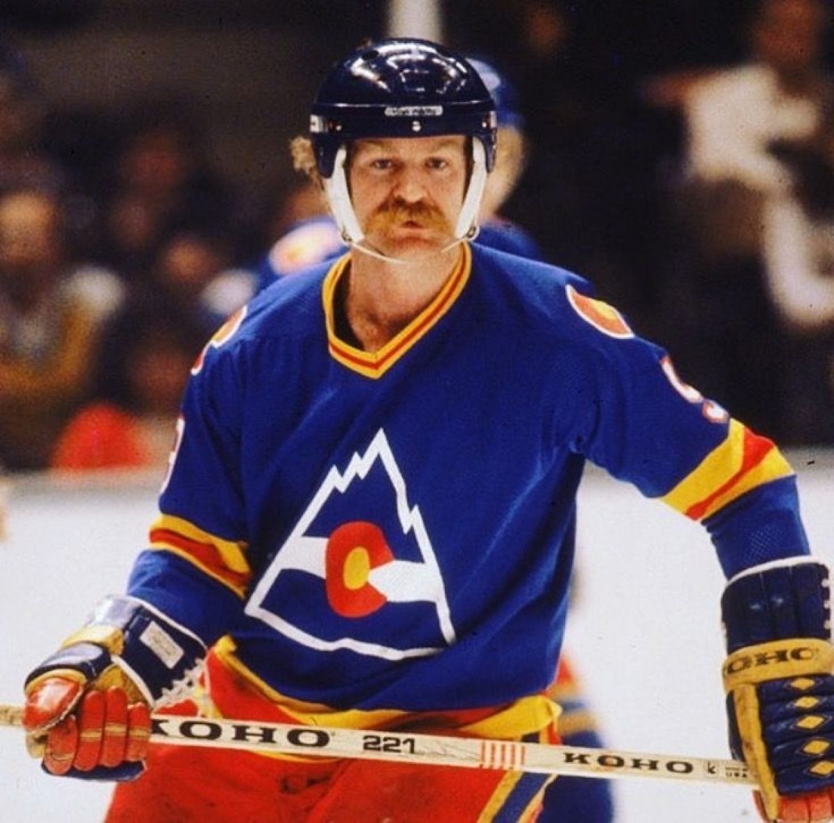 Lanny McDonald # 9 Colorado Rockies NHL Hockey Jersey / Size Large